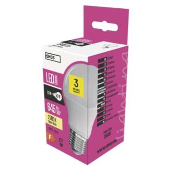 LED izzó Classic A60 / E27 / 7,3 W (50 W) / 645 lm / meleg fehér kép