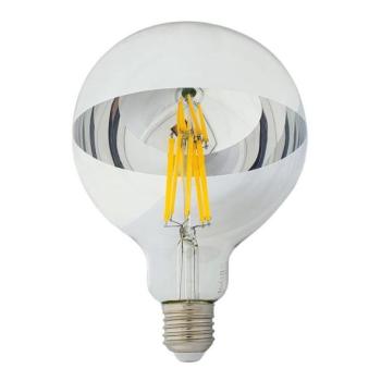  LED izzó DECOR MIRROR G125 E27/12W/230 4200K ezüst tükörkupakkal  kép