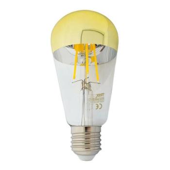  LED izzó DECOR MIRROR ST64 E27/8W/230V 4200K arany tükrös búrával  kép