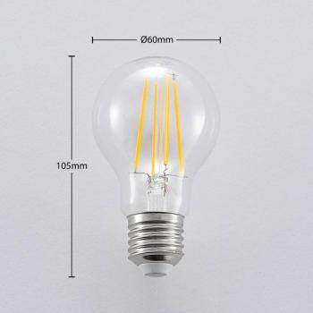 LED izzó E27 A60 6,5 W 827 3-step-dimmer 3-as klt kép