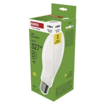 LED izzó Filament ED90 / E40 / 36 W (327 W) / 6 000 lm / természetes fehér kép