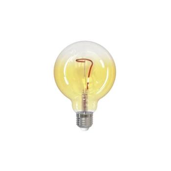  LED Izzó FILAMENT SHAPE G95 E27/4W/230V 1800K sárga  kép