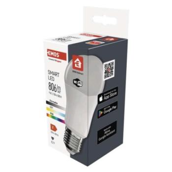 LED izzó GoSmart A60 / E27 / 9 W (60 W) / 806 lm / RGB / dimmelhető / WiFi kép