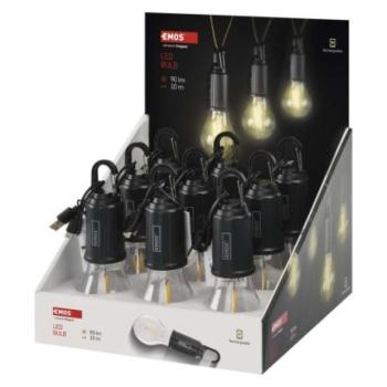 LED izzó USB tápegységgel 9db, box kép