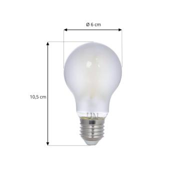 LED izzószálas izzó, matt, E27, 5W, 3000K, 1060 lm kép