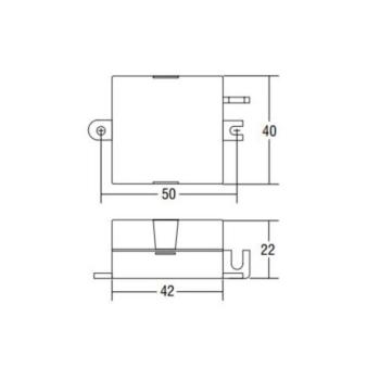 LED konverter, 6 W, 250mA CC, 230VAC - 2-23VDC kép