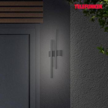 LED külső fali világítás Graz közvetett fekete 2 i kép