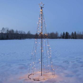 LED kültéri dekoráció Light Tree, LED-ek részben villogó kép