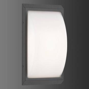 LED kültéri fali lámpa 053, mozgásérzékelő, grafit kép