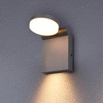 LED kültéri fali lámpa Adour, antracit, dönthető, CCT, IP44 kép