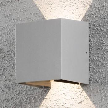 LED kültéri fali lámpa Cremona 13 cm szürke kép