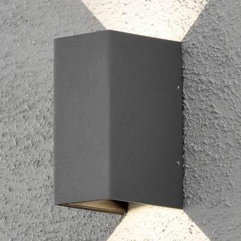 LED kültéri fali lámpa Cremona 8 cm antracit kép