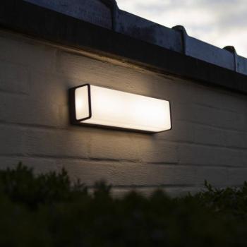 LED kültéri fali lámpa Doblo, téglalap 35cm 4 000K kép
