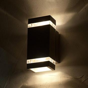 LED kültéri fali lámpa Focus szögletes 2fl. kép