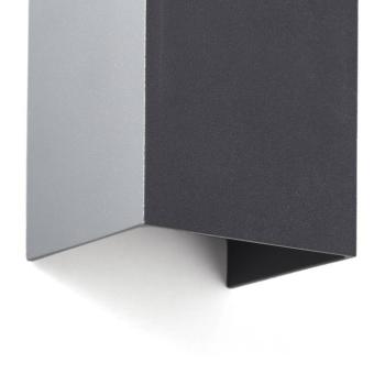 LED kültéri fali lámpa Hilly, magasság 13,6 cm, sötétszürke, fém kép