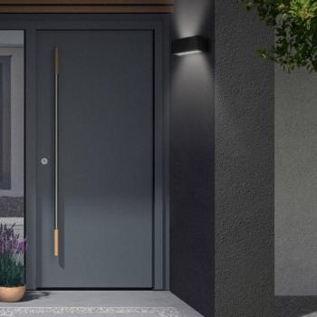 LED kültéri fali lámpa Monaco fel/le fekete kép