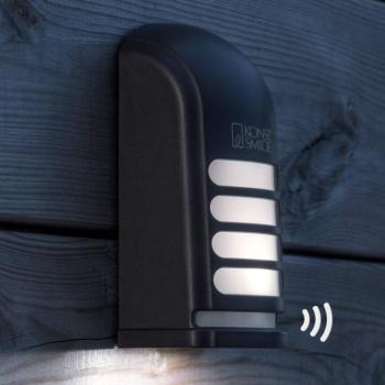 LED kültéri fali lámpa Prato BW-vel kép