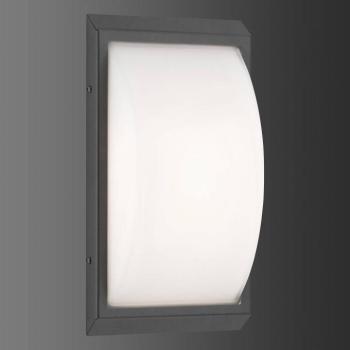 LED kültéri fali világítás 053 rozsdamentes acélból, grafit kép