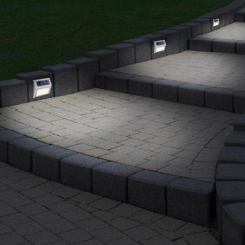 LED kültéri fali világítás 5282104, rozsdamentes acél, 4 db-os készlet, IP44 kép