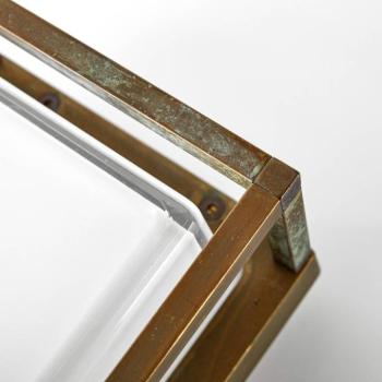 LED kültéri falilámpa Ice Cubic 3404, antik s.réz kép