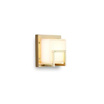 LED kültéri falilámpa Ice Cubic 3407, natúr s.réz kép