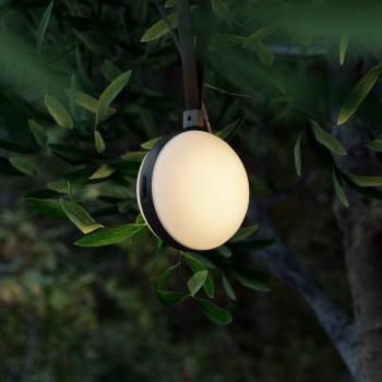 LED kültéri lámpa Bring to go Ø 12 cm fehér/fekete kép