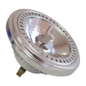 LED lámpa , 12V DC , AR111 , G53 , 12 Watt , 20° , meleg fehér kép