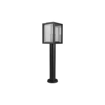 LED lámpa , állólámpa ,  kültéri lámpa , fekete , IP44 , E27-es foglalattal , üveg , 60cm , Lidio kép