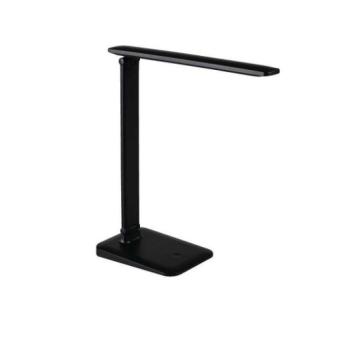 LED lámpa , asztali , 4.4W , állítható fehér színhőmérséklet (CCT) , USB  , fekete , Kanlux , ATERO kép