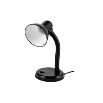 LED lámpa , asztali , E27-es foglalattal , fekete , Berge Madrid kép
