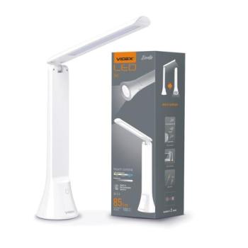 LED lámpa , asztali , érintő kapcsoló , zseblámpa funkció , USB , 5W , állítható fehér színhőmérséklet (CCT) , dimmelhető , fehér , Videx Berlin kép