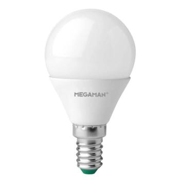 LED lámpa E14 csepp 4,9W, opál, meleg fehér kép