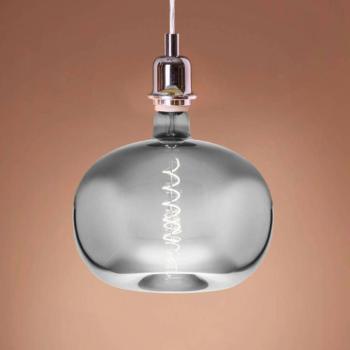 LED-lámpa E27 4W Big Size alma alakú izzószál króm kép