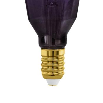 LED lámpa E27 4W T100 1,800K izzószál lila halványítva kép
