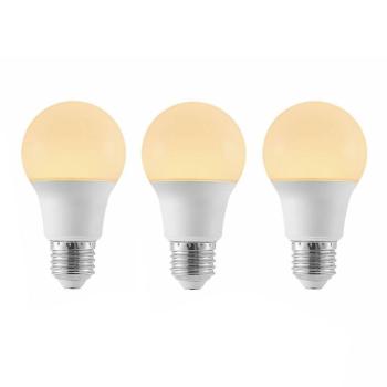 LED lámpa E27 A60 4,9 W 3000 K opál 3-as készlet kép