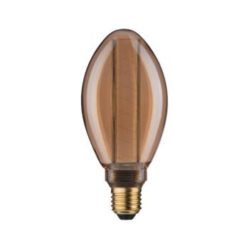 LED lámpa E27 B75 4W Belső izzó spirál mintázat kép