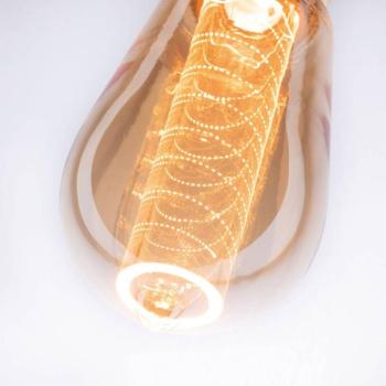 LED lámpa E27 ST64 4W belső izzó spirális minta kép