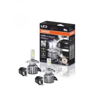LED lámpa , égő , autó izzó , fényszóró , 2 db-os csomag , H4 , 15 Watt , hideg fehér , Plug&amp;Play , OSRAM LEDriving TRUCK kép