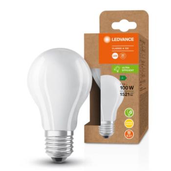 LED lámpa , égő , E27 , 4W , 210 lm/w , A besorolás , meleg fehér , 5 év garancia , LEDVANCE (OSRAM) kép