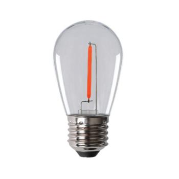 LED lámpa , égő , izzószálas hatás , filament , E27 , 0.5 Watt , 50 lm/w , természetes fehér , KANLUX kép