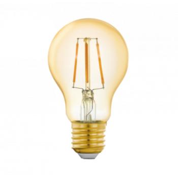 LED lámpa , égő , izzószálas hatás , filament , E27 , 4.9W , meleg fehér , dimmelhető , borostyán ságra , EGLO Connect.Z , Zigbee , 12221 kép