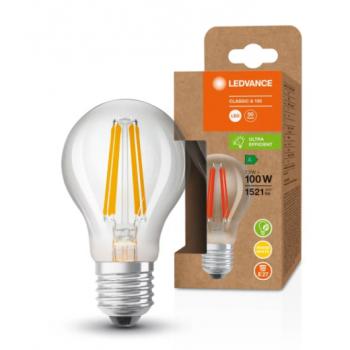 LED lámpa , égő , izzószálas hatás , filament , E27 , 7.2W , 211 lm/w , A besorolás , meleg fehér , 5 év garancia , LEDVANCE (OSRAM) kép
