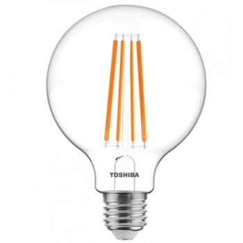 LED lámpa , égő , izzószálás hatás , filament , E27 foglalat , 11 Watt , meleg fehér , TOSHIBA , 5 év garancia kép