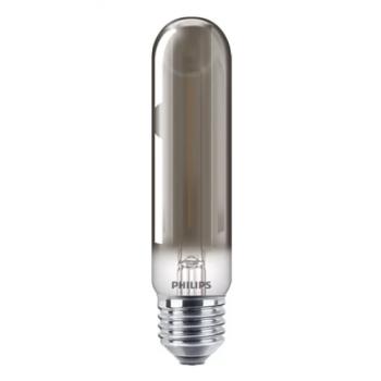 LED lámpa , égő , izzószálas hatás , filament , E27 , T32, 2.3 Watt , meleg fehér , szürke , Philips , Classic smoky kép
