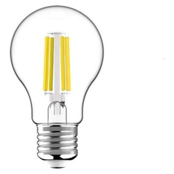 LED lámpa , égő , izzószálas hatás , filament , körte , E27 , 4W , természetes fehér , &quot;A&quot; energiaosztály , Rábalux kép