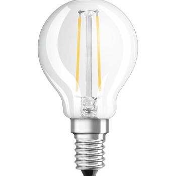 LED lámpa , égő , izzószálas hatás , filament , meleg fehér , E14 , 2,5W ,  LEDVANCE kép
