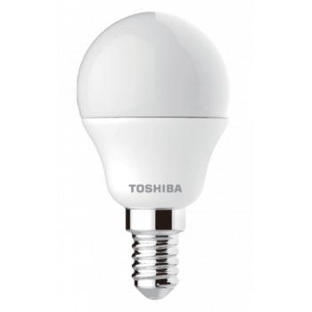 LED lámpa , égő , körte ,  E14 foglalat , 5 Watt , 150° , hideg fehér , dimmelhető , TOSHIBA , 5 év garancia kép