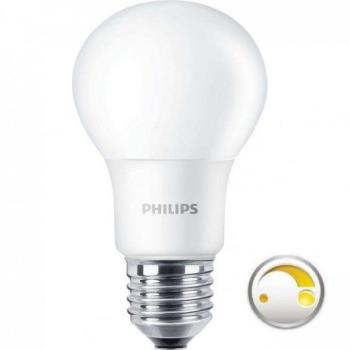 LED lámpa , égő , körte , E27 , 9 Watt , 2200-2700K , dimmelhető , Philips DimTone kép