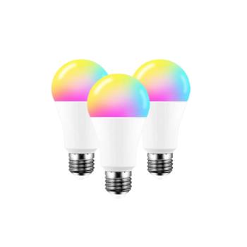 LED lámpa , égő , körte , E27 , 9 Watt , RGB , CCT , dimmelhető , SMART , Zigbee , Philips Hue és IKEA TRADFI kompatibilis , LEDISSIMO AMBIENT LIGHT , 3 darabos csomagban kép