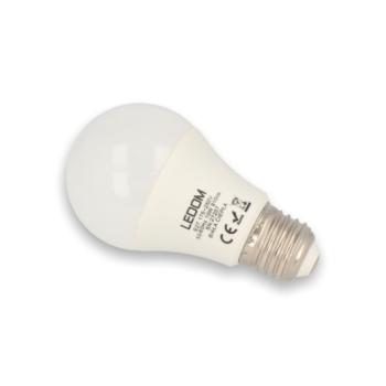 LED lámpa , égő , körte ,  E27 foglalat , 10 Watt , meleg fehér , LEDOM kép
